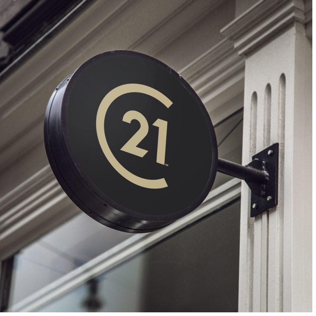 Century 21 Infinity Realty storefront sign